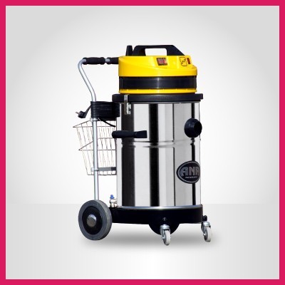 تصویر  جارو برقی صنعتی دو موتوره کارواشی(با کالسکه فلزی) PC83WD